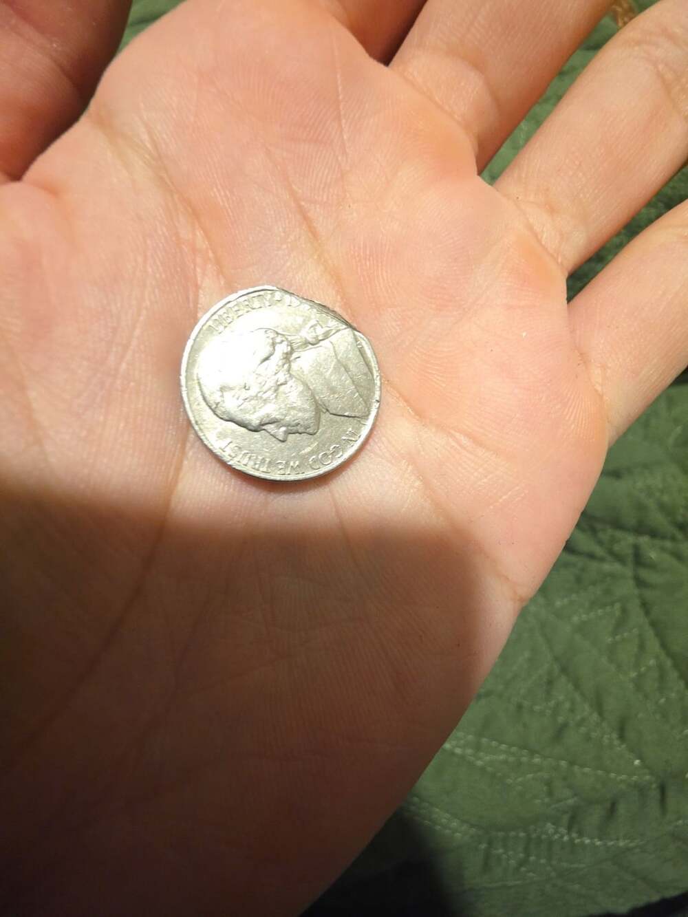 US Mint Jefferson Nickel Mint Error Clipped Planchet